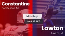 Matchup: Constantine vs. Lawton  2017