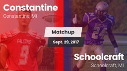 Matchup: Constantine vs. Schoolcraft 2017