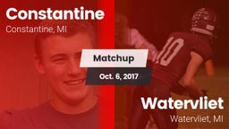 Matchup: Constantine vs. Watervliet  2017