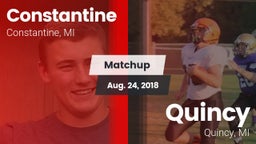 Matchup: Constantine vs. Quincy  2018
