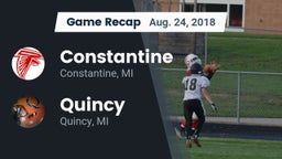 Recap: Constantine  vs. Quincy  2018