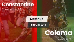 Matchup: Constantine vs. Coloma  2018