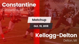 Matchup: Constantine vs. Kellogg-Delton  2018