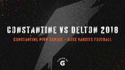 Constantine football highlights Constantine Vs Delton 2018