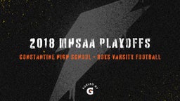 Constantine football highlights 2018 MHSAA Playoffs 