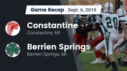 Recap: Constantine  vs. Berrien Springs  2019