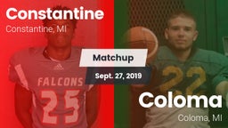 Matchup: Constantine vs. Coloma  2019