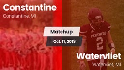 Matchup: Constantine vs. Watervliet  2019