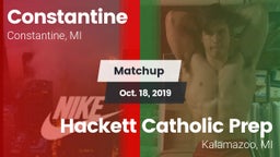 Matchup: Constantine vs. Hackett Catholic Prep 2019
