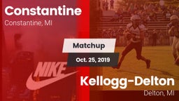 Matchup: Constantine vs. Kellogg-Delton  2019