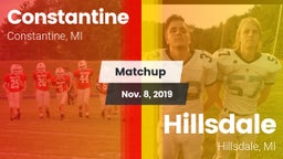 Matchup: Constantine vs. Hillsdale  2019