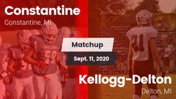 Matchup: Constantine vs. Kellogg-Delton  2020