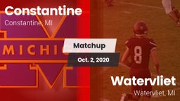 Matchup: Constantine vs. Watervliet  2020