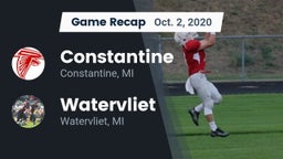 Recap: Constantine  vs. Watervliet  2020