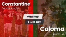 Matchup: Constantine vs. Coloma  2020