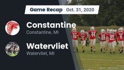 Recap: Constantine  vs. Watervliet  2020