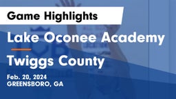 Lake Oconee Academy vs Twiggs County  Game Highlights - Feb. 20, 2024