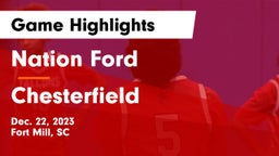 Nation Ford  vs Chesterfield  Game Highlights - Dec. 22, 2023