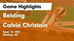 Belding  vs Calvin Christain Game Highlights - Sept. 16, 2021