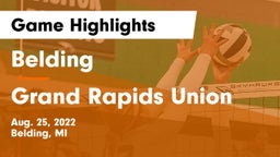 Belding  vs Grand Rapids Union Game Highlights - Aug. 25, 2022