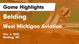 Belding  vs West Michigan Aviation Game Highlights - Oct. 4, 2022