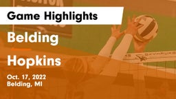 Belding  vs Hopkins  Game Highlights - Oct. 17, 2022