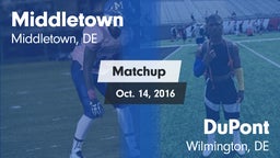 Matchup: Middletown vs. DuPont  2016