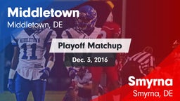 Matchup: Middletown vs. Smyrna  2016