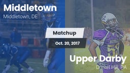 Matchup: Middletown vs. Upper Darby  2017