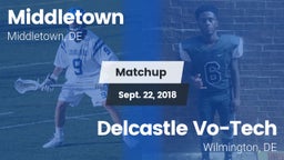 Matchup: Middletown vs. Delcastle Vo-Tech  2018