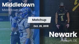 Matchup: Middletown vs. Newark  2018