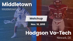 Matchup: Middletown vs. Hodgson Vo-Tech  2018