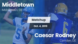 Matchup: Middletown vs. Caesar Rodney  2019