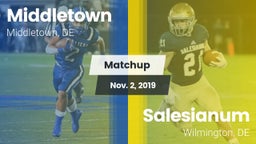 Matchup: Middletown vs. Salesianum  2019