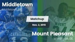 Matchup: Middletown vs. Mount Pleasant  2019