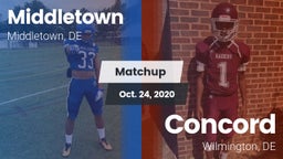 Matchup: Middletown vs. Concord  2020