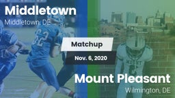 Matchup: Middletown vs. Mount Pleasant  2020