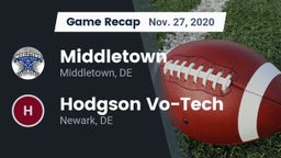 Recap: Middletown  vs. Hodgson Vo-Tech  2020