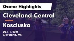 Cleveland Central  vs Kosciusko  Game Highlights - Dec. 1, 2023