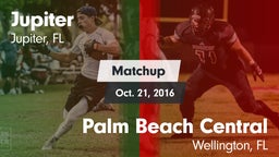 Matchup: Jupiter vs. Palm Beach Central  2016