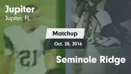 Matchup: Jupiter vs. Seminole Ridge 2015