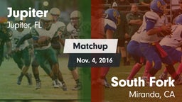 Matchup: Jupiter vs. South Fork  2016