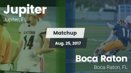 Matchup: Jupiter vs. Boca Raton  2017