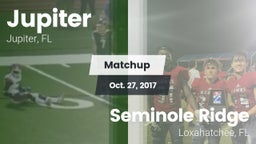 Matchup: Jupiter vs. Seminole Ridge  2017