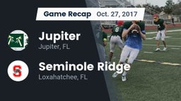 Recap: Jupiter  vs. Seminole Ridge  2017