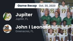 Recap: Jupiter  vs. John I Leonard  2020