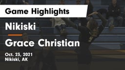 Nikiski  vs Grace Christian  Game Highlights - Oct. 23, 2021