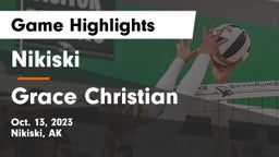 Nikiski  vs Grace Christian Game Highlights - Oct. 13, 2023