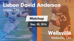 Matchup: Anderson vs. Wellsville  2016