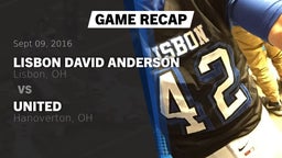 Recap: Lisbon David Anderson  vs. United  2016